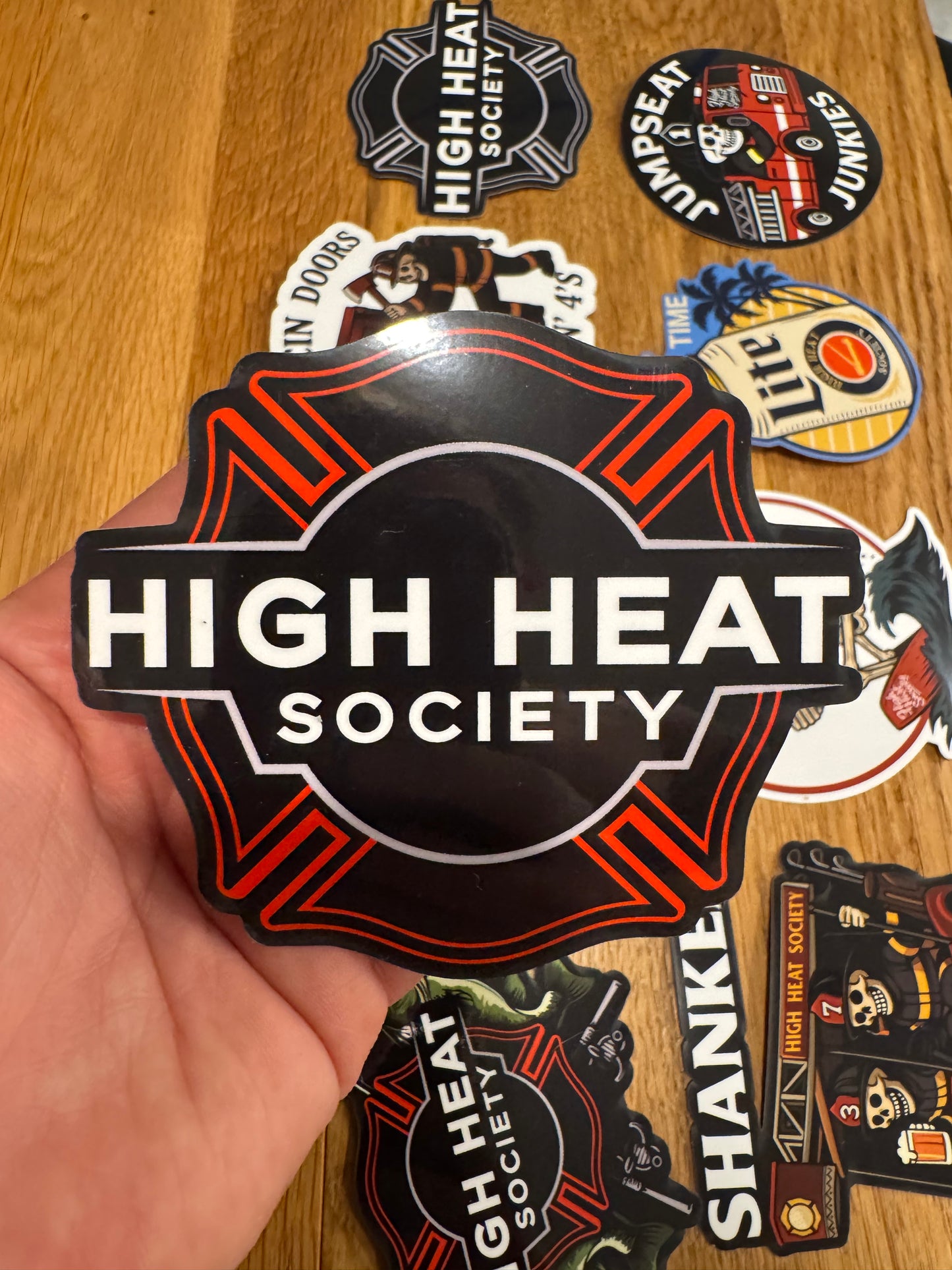 4" High Heat Society RBW Sticker