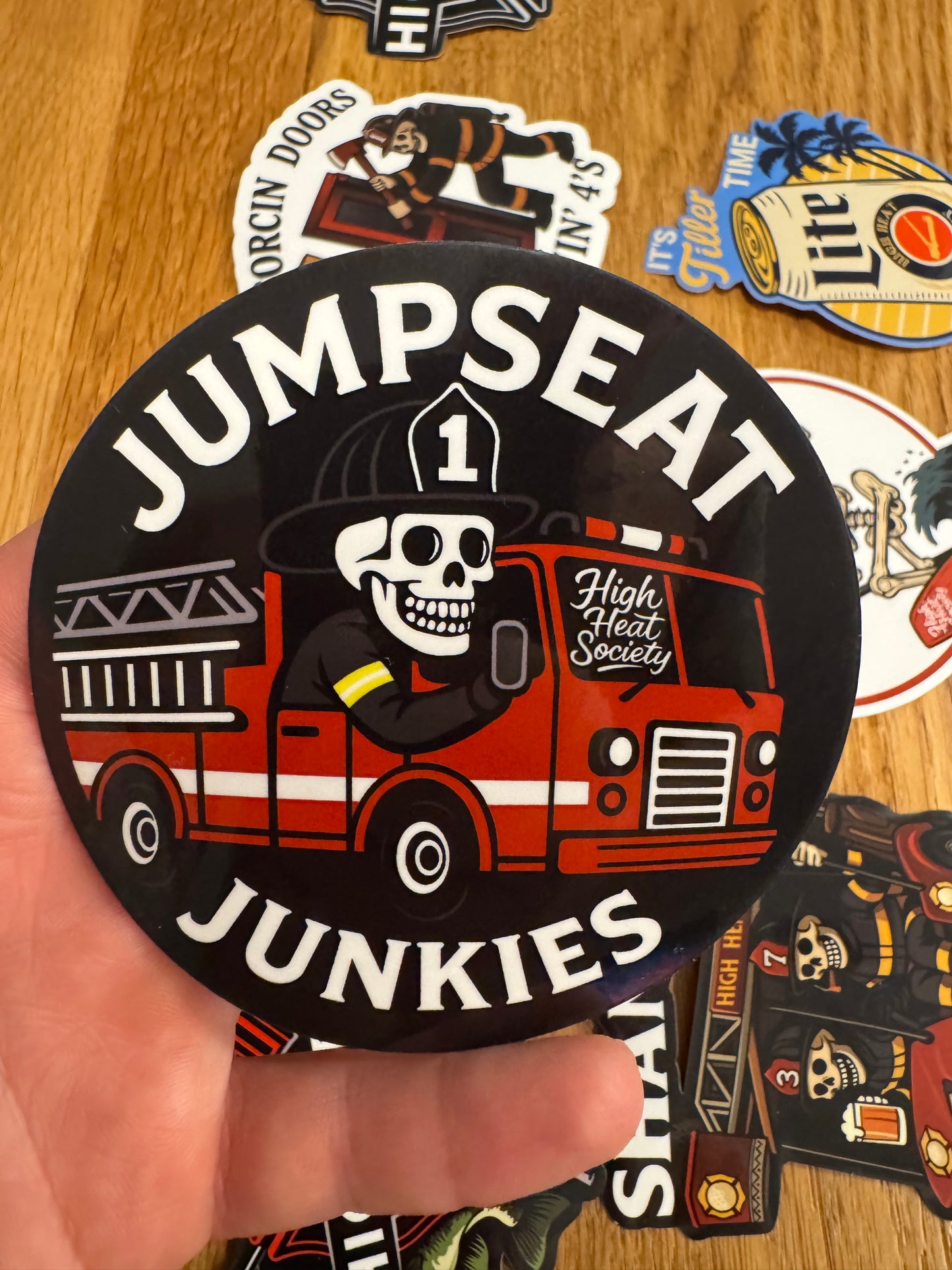 4" JumpSeat Junkies Sticker