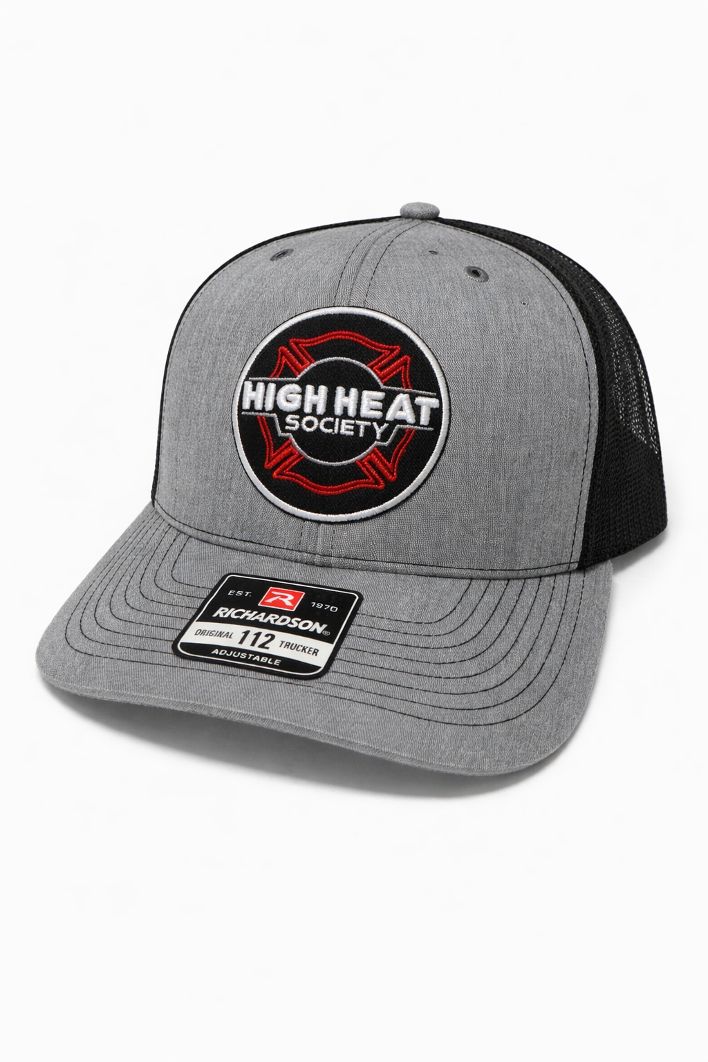 Richardson 112 Trucker Hat with Custom Stitched Patch