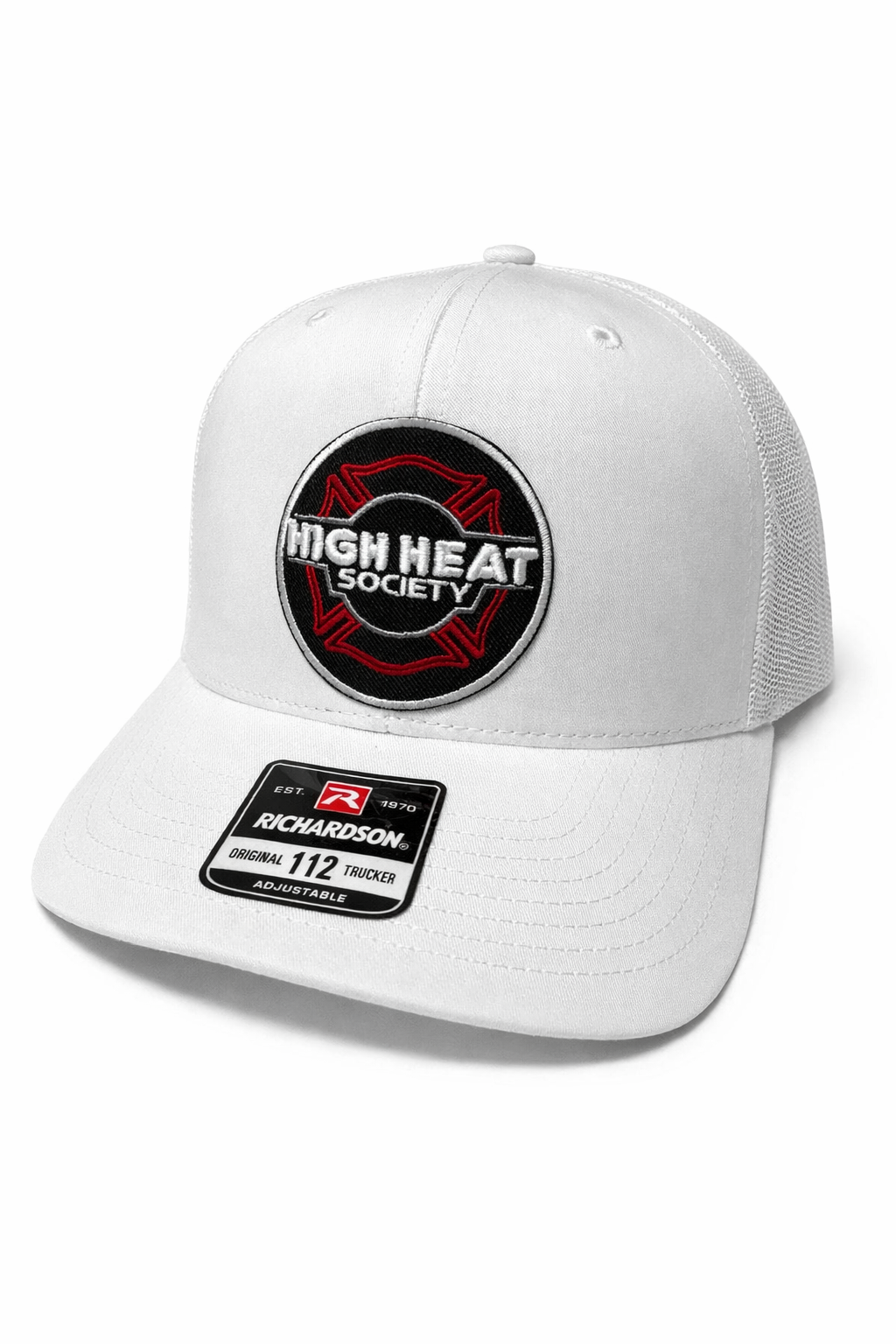 Richardson 112 Trucker Hat with Custom Stitched Patch