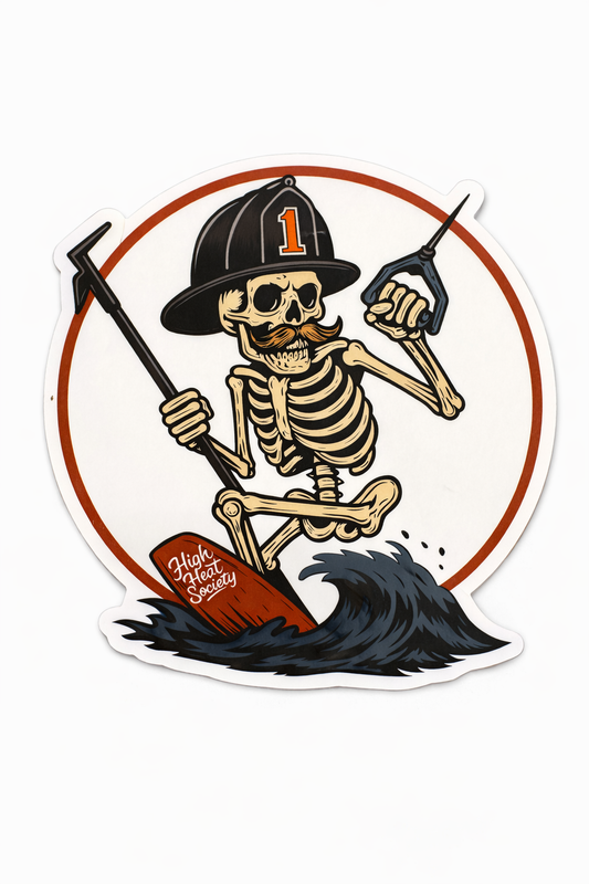 4" Wakeboarding Truckie Sticker