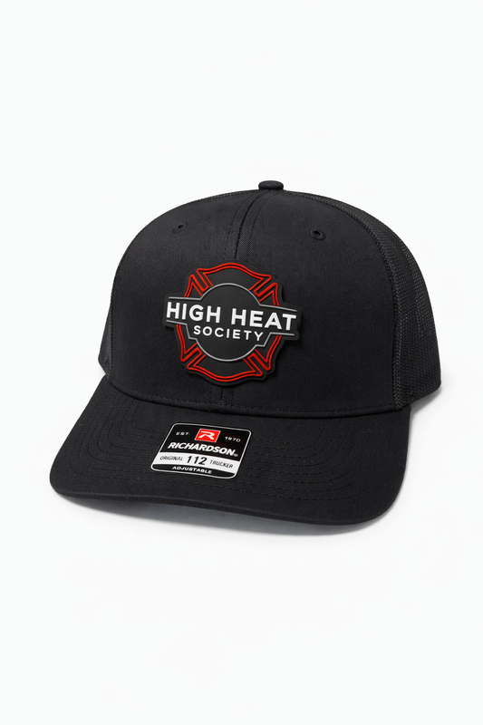 Richardson 112 Trucker Hat with Custom PVC Rubber Patch